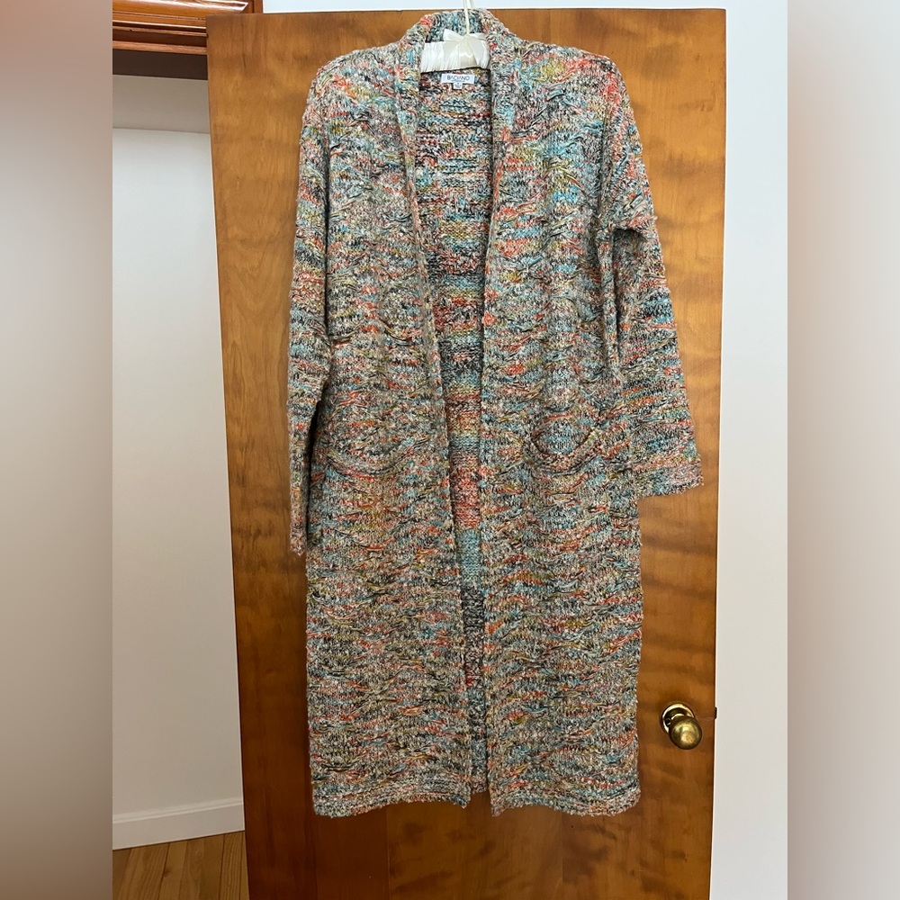 Cozy Multicolor Knit Cardigan